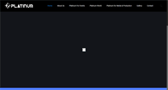 Desktop Screenshot of platinum4events.com